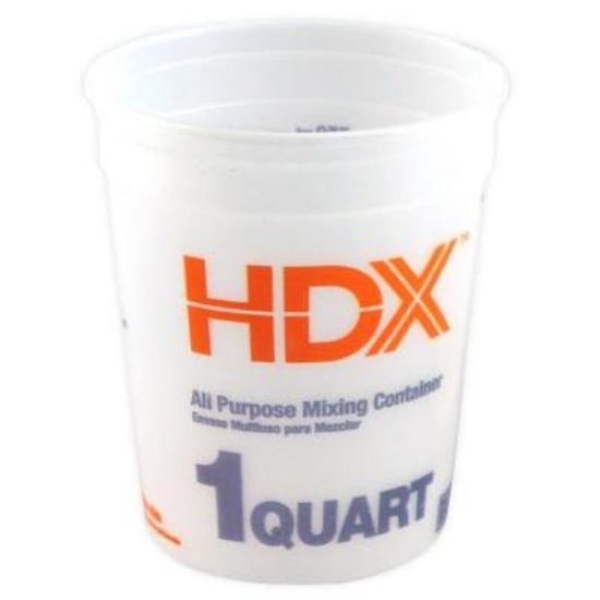 Leaktite 1 Qt. White Multi-Mix All Purpose Mixing And Storage Container