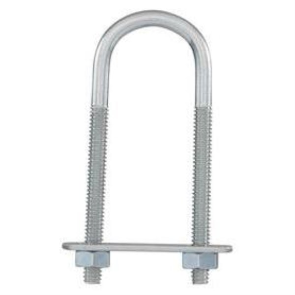 National 1/4 In. x 1-1/8 In. x 3-1/2 In. Zinc Round U Bolt