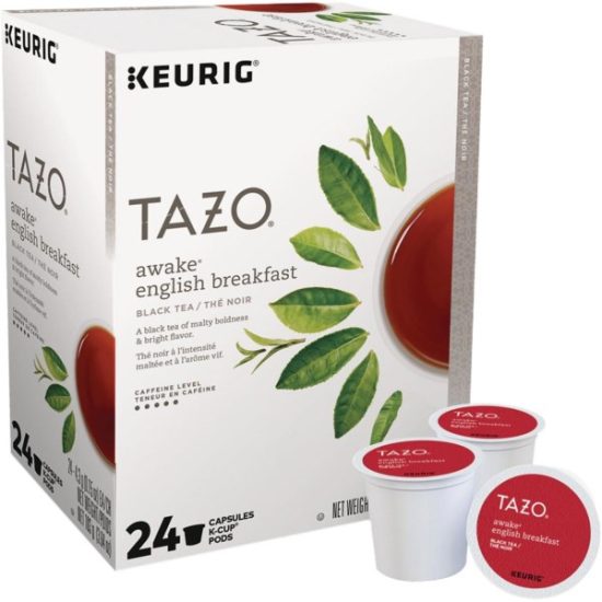 Keurig Tazo Awake English Breakfast Black Tea K-Cup (22-Pack)