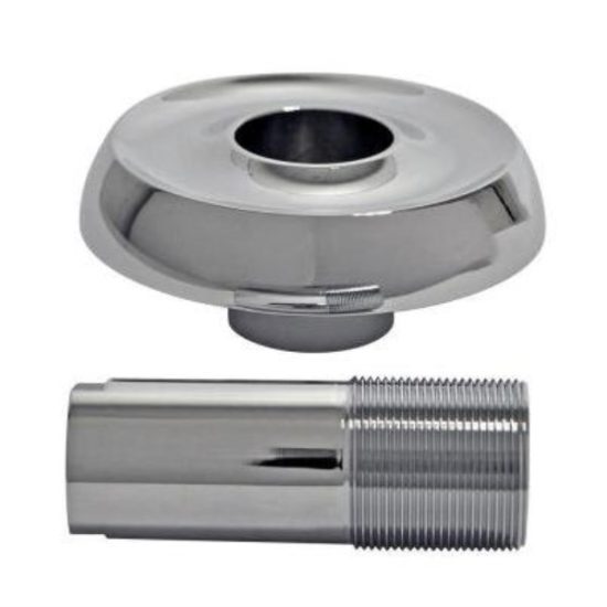 Danco 2-7/8 In. OD Chrome Tub & Shower Flange Set for Delta