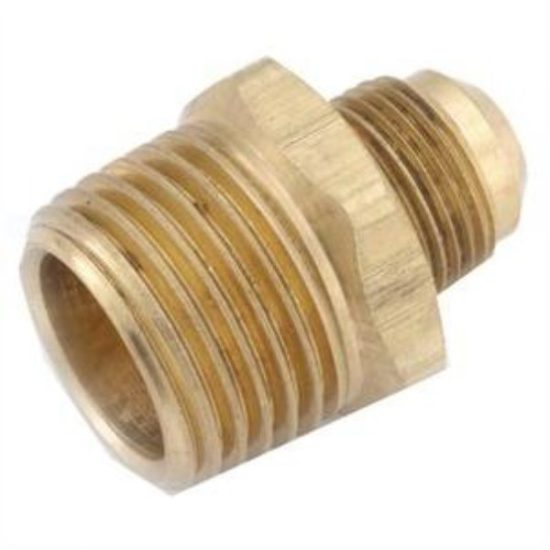 Anderson Metals 3/8 In. Flare x 3/8 In. Male Pipe Brass Flare Connector