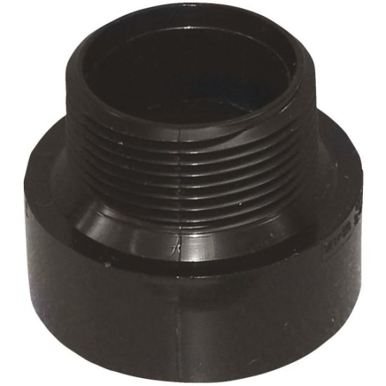 Charlotte Pipe 2 In. Hub x MIP Male ABS Adapter