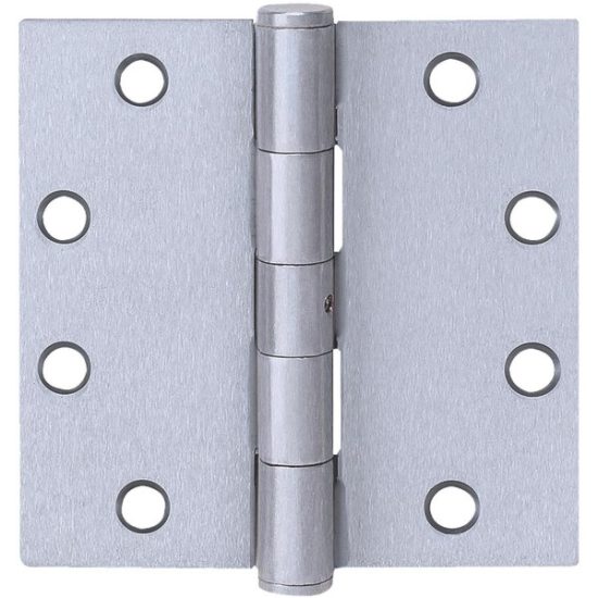 Tell Commercial Stainless Steel 4 In. Square Plain Bearing Hinge with Removable Pin