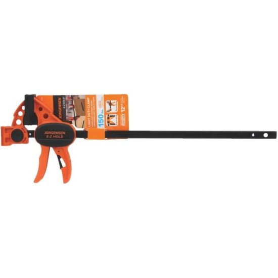 Jorgensen E-Z HOLD 12 In. Light-Duty Expandable One-Hand Bar Clamp