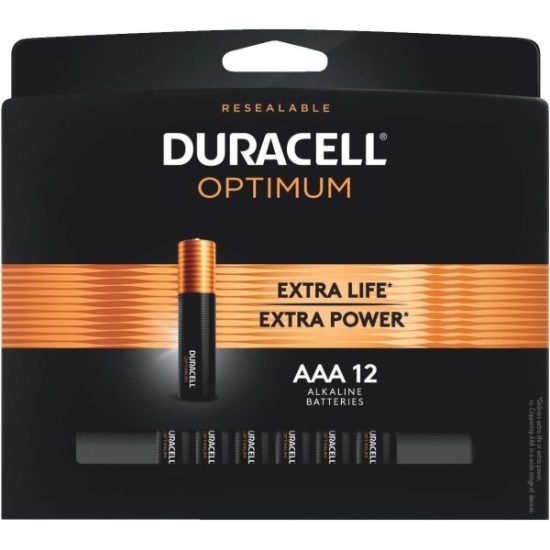 Duracell Optimum AAA Alkaline Battery (12-Pack)