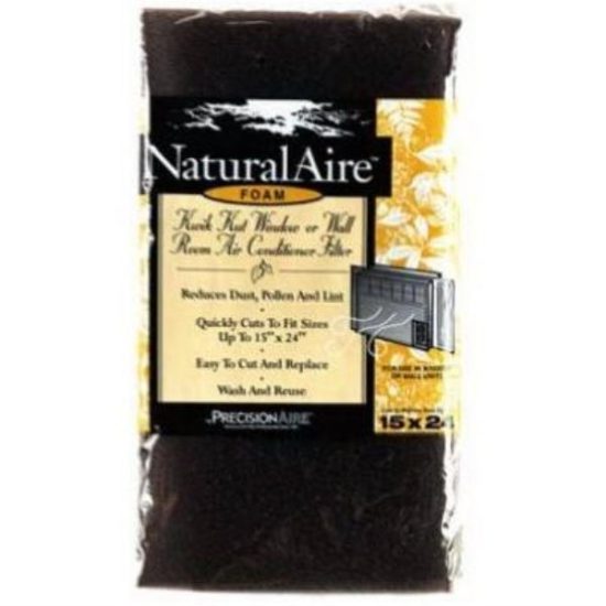 Flanders NaturalAire 15 In. x 24 In. x 1/4 In. Room Air Conditioner Filter