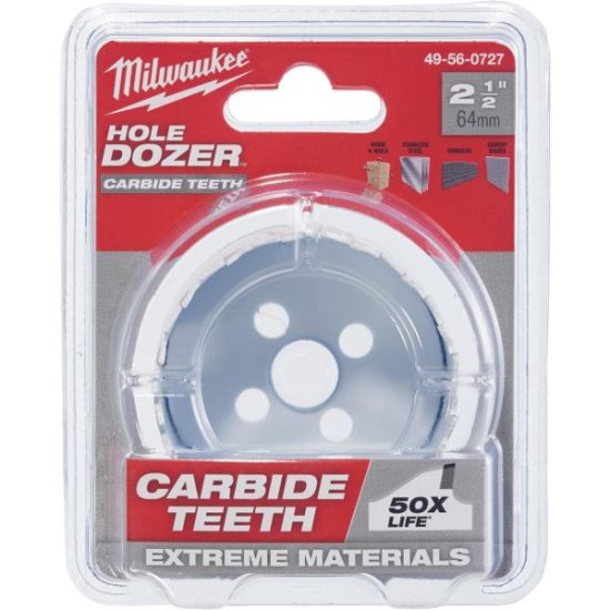 Milwaukee HOLE DOZER 2-1/2 In. Hole Saw with Carbide Teeth