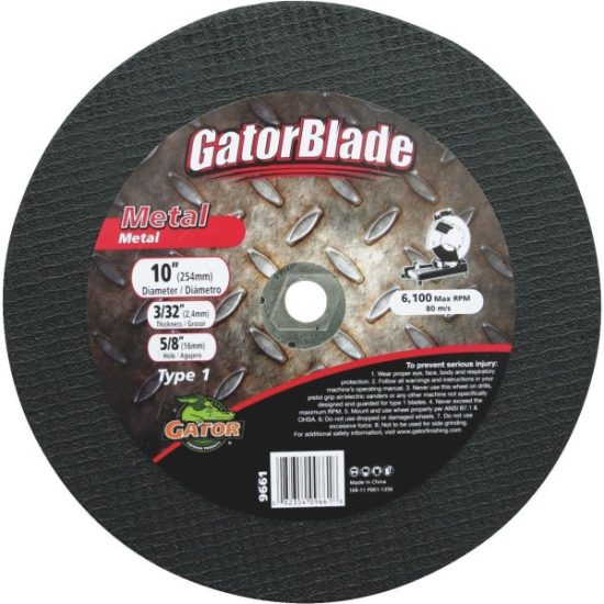 Gator Blade Type 1 14 In. x 1/8 In. x 1 In. Metal Cut-Off Wheel