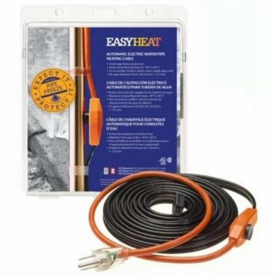 Automatic Water Pipe Heating Cable, Freeze Protection, 18-Ft.