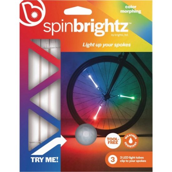 Brightz Spinbrightz LED Color Morphing Bicycle Wheel Tube Lights