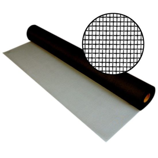 Phifer 36 In. x 100 Ft. Charcoal Premium Polyester Mesh Screen Cloth