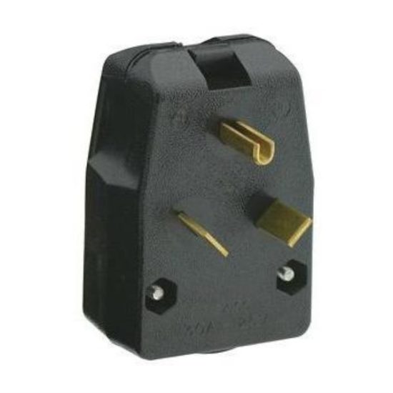 Leviton 30A 125V 3-Wire 2-Pole Angle Power Plug