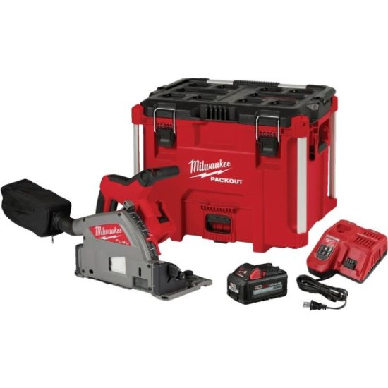 Milwaukee M18 FUEL 6-1/2 In. Plunge Track Saw Kit