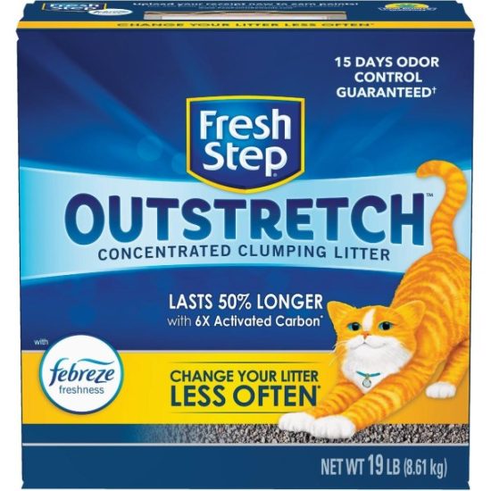 Fresh Step Outstretch 19 Lb. Concentrated Clumping Cat Litter