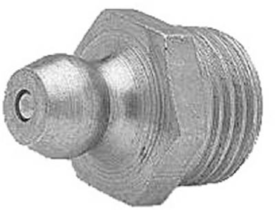 Plews Lubrimatic Straight, Short 1/8" Grease Fitting