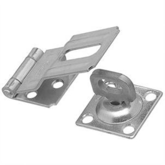 National 3-1/4 In. Zinc Swivel Safety Hasp