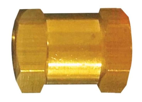 Tru-Flate Female 1/4 In. FNPT Brass Coupler