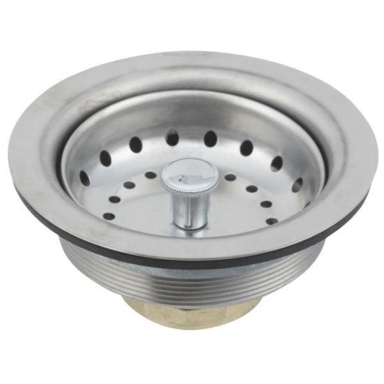 Do it 3-1/2 In. Stainless Steel Basket Chrome Housing Basket Strainer Assembly