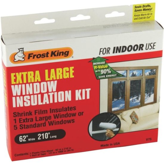 Frost King 62 In. x 210 In. Indoor Shrink Film Window Kit