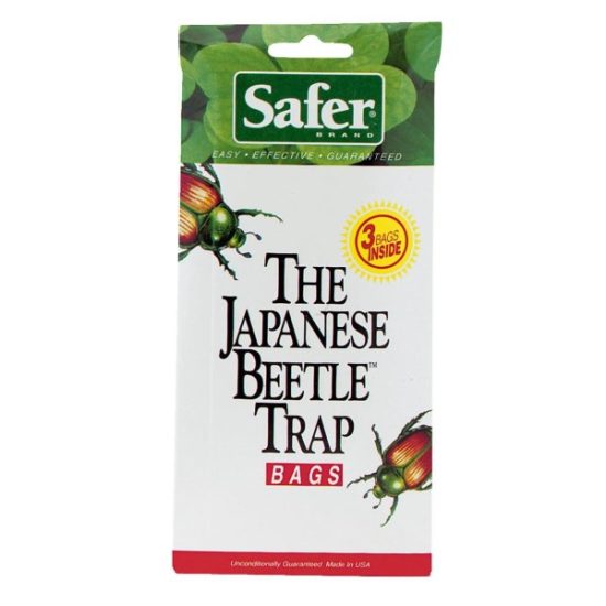 Safer Plastic Japanese Beetle Trap Replacement Bag (3-Pack)
