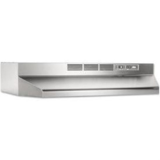 Broan-Nutone 41000 Series 30 In. Non-Ducted Stainless Steel Range Hood