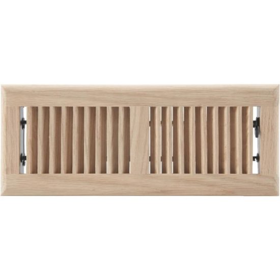 Home Impressions 4 In. x 12 In. Natural Oak Floor Register