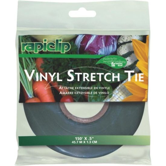 Rapiclip 1/2 In. W. x 150 Ft. L. Heavy-Duty Vinyl Stretch Tie