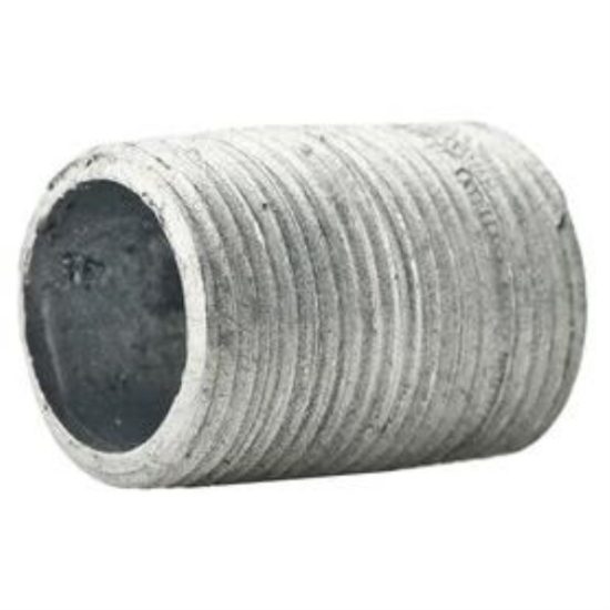 Southland 1-1/2 In. x Close Welded Steel Galvanized Nipple