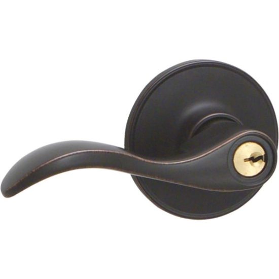 Dexter Aged Bronze Seville Entry Door Lever