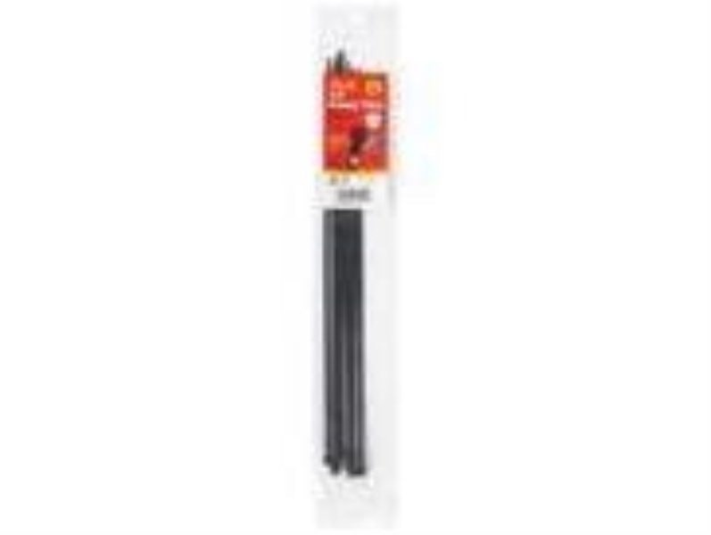 Do it 14 In. x 0.189 In. Black Molded Nylon Weather Resistant Cable Tie (8-Pack)