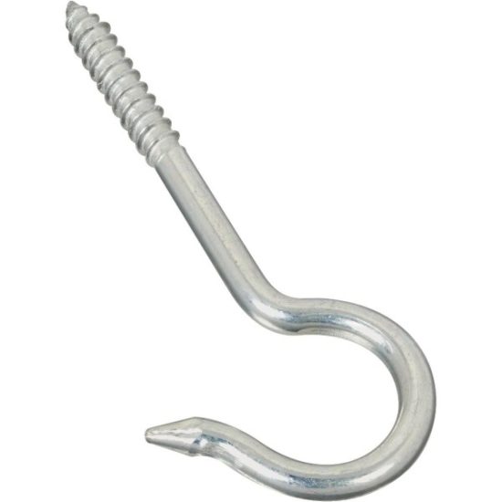 National Hardware #3, 4 1/8 In. Storm Shine Ceiling Hook