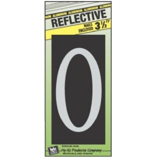 Hy-Ko 3-1/2 In. White House Number Zero