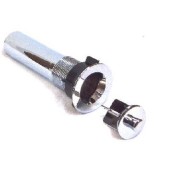 United States Hardware 1-1/4 In. Chrome-Plated Brass Bathroom Sink Drain for Mobile Homes