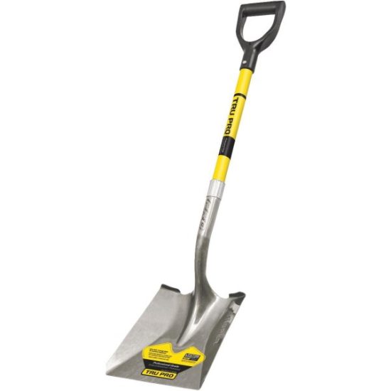 Truper Tru Pro 29 In. Fiberglass D-Handle Square Point Shovel