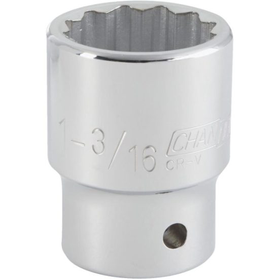 Channellock 3/4 In. Drive 1-3/16 In. 12-Point Shallow Standard Socket