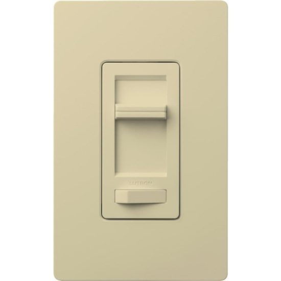Lutron Lumea Incandescent/Halogen/LED/CFL Ivory Slide Dimmer Switch