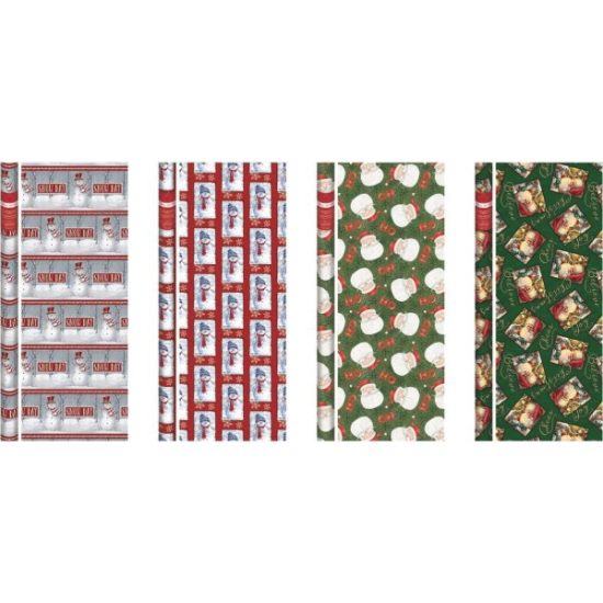Paper Images Traditional 40 In. Christmas Gift Wrapping Paper