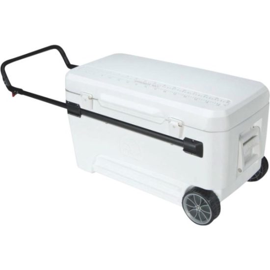 Igloo Glide Pro 110 Qt. 2-Wheeled Cooler, White