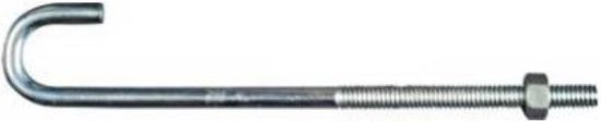 National 5/16 In. x 7 In. Zinc J Bolt