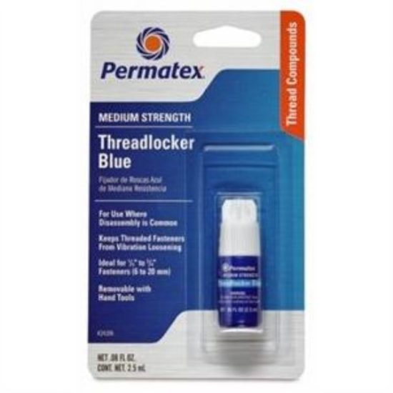 PERMATEX 0.08 Oz. Blue Medium Strength Threadlocker