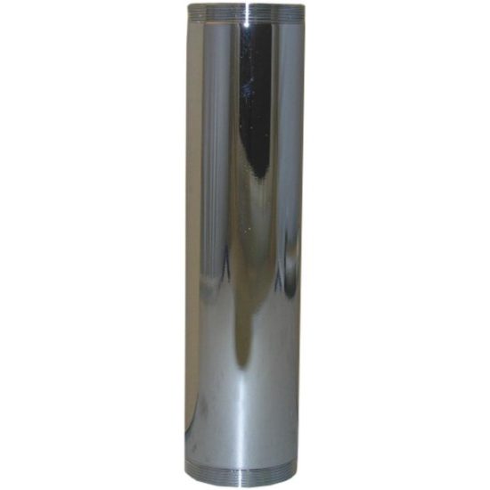 Lasco 1-1/2 In. x 12 In. Chrome Plated Threaded Tube