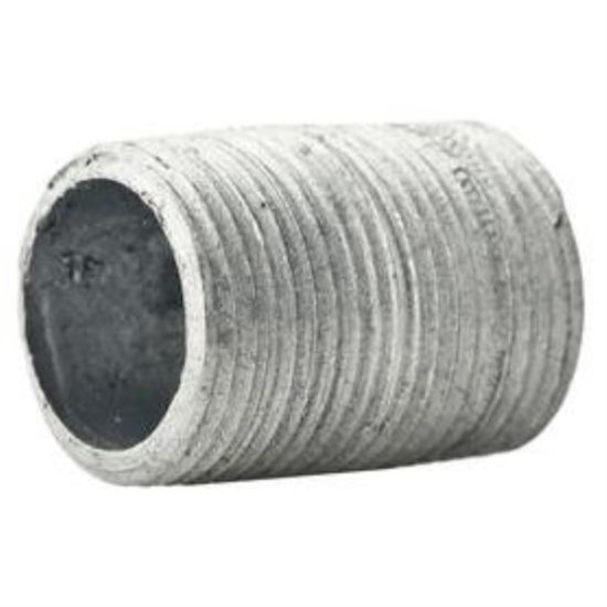 Southland 1/4 In. x Close Welded Steel Galvanized Nipple
