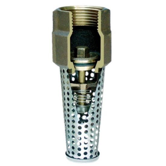 Simmons 3/4 In. Silicon Bronze Foot Valve, Lead Free