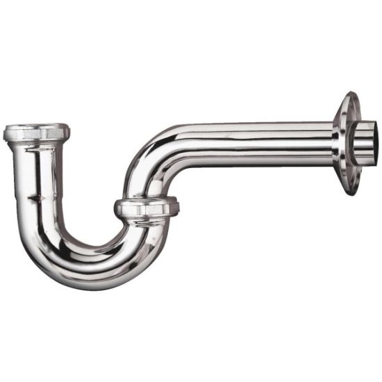 Do it 1-1/2 In. x 1-1/2 In. Chrome-Plated 17 Gauge Brass P-Trap