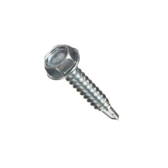 Midwest Fastener 19480690 Screw - Self-Drilling Hex Head #10 x 1-1/4  - Zinc 100pk