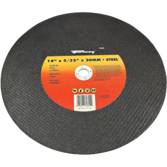 Forney Type 1 14 In. x 5/32 In. x 20 mm Steel Cut-Off Wheel