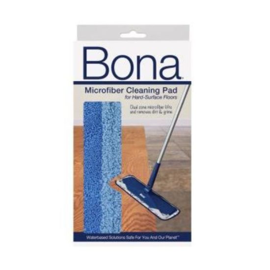 Bona 4 In. W. x 15 In. L. Microfiber Cleaning Pad Mop Refill