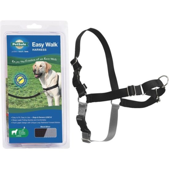 Petsafe Easy Walk 27 In. to 40 In. Black Nylon Harness