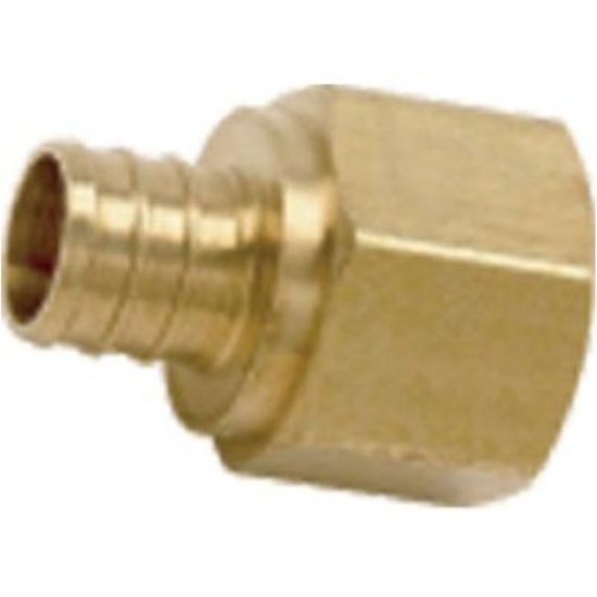 SharkBite 3/4 In. Barb x 3/4 In. FIP Brass PEX Adapter