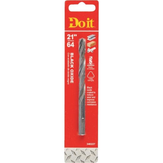 Do it 21/64 In. Black Oxide Drill Bit